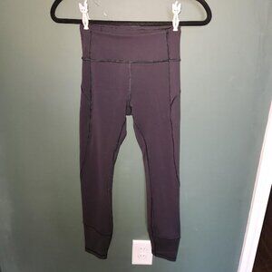 Lululemon 25" Wunderunder Train Leggings Black Size 4